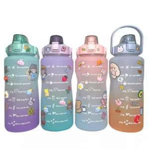 Termo para agua motivacional con stickers